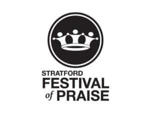 Crown logo representing Stratford Festival of Praise event.