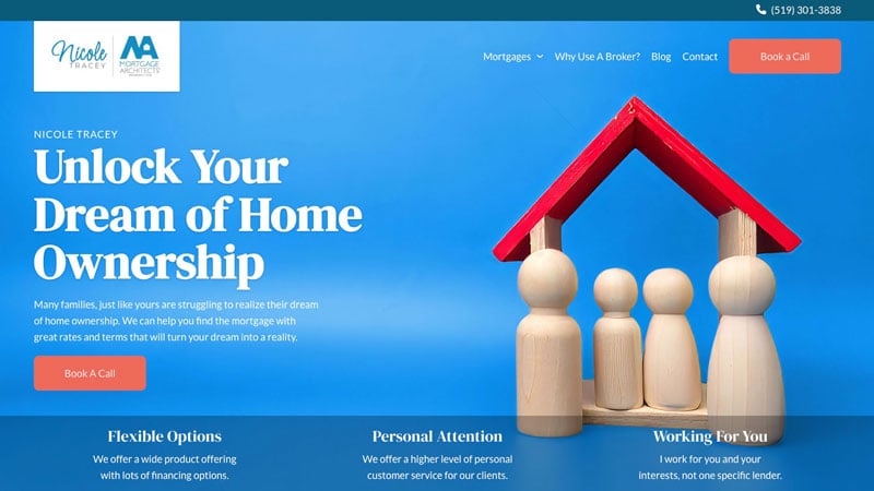 Nicole Tracey Mortgage Broker Website