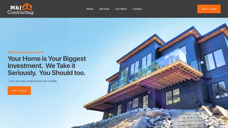 Beautiful modern home exterior showcasing high-quality construction and innovative design.