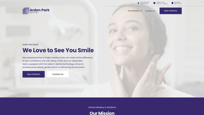 Arden Park Dental clinic offering personalized dental care in Stratford for confident smiles.